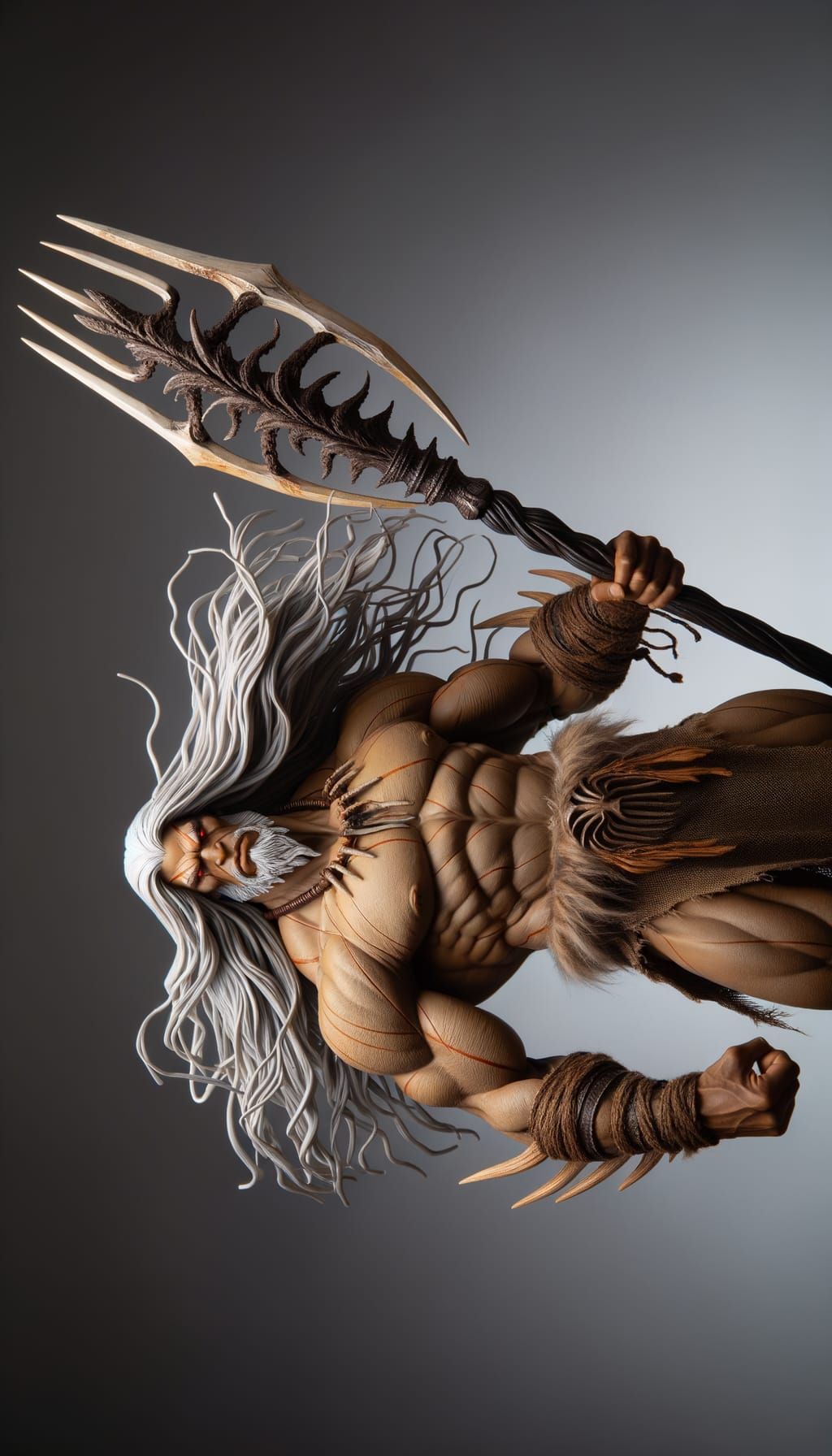 Amazonian Warrior Woman with Dragon Fang Glaive