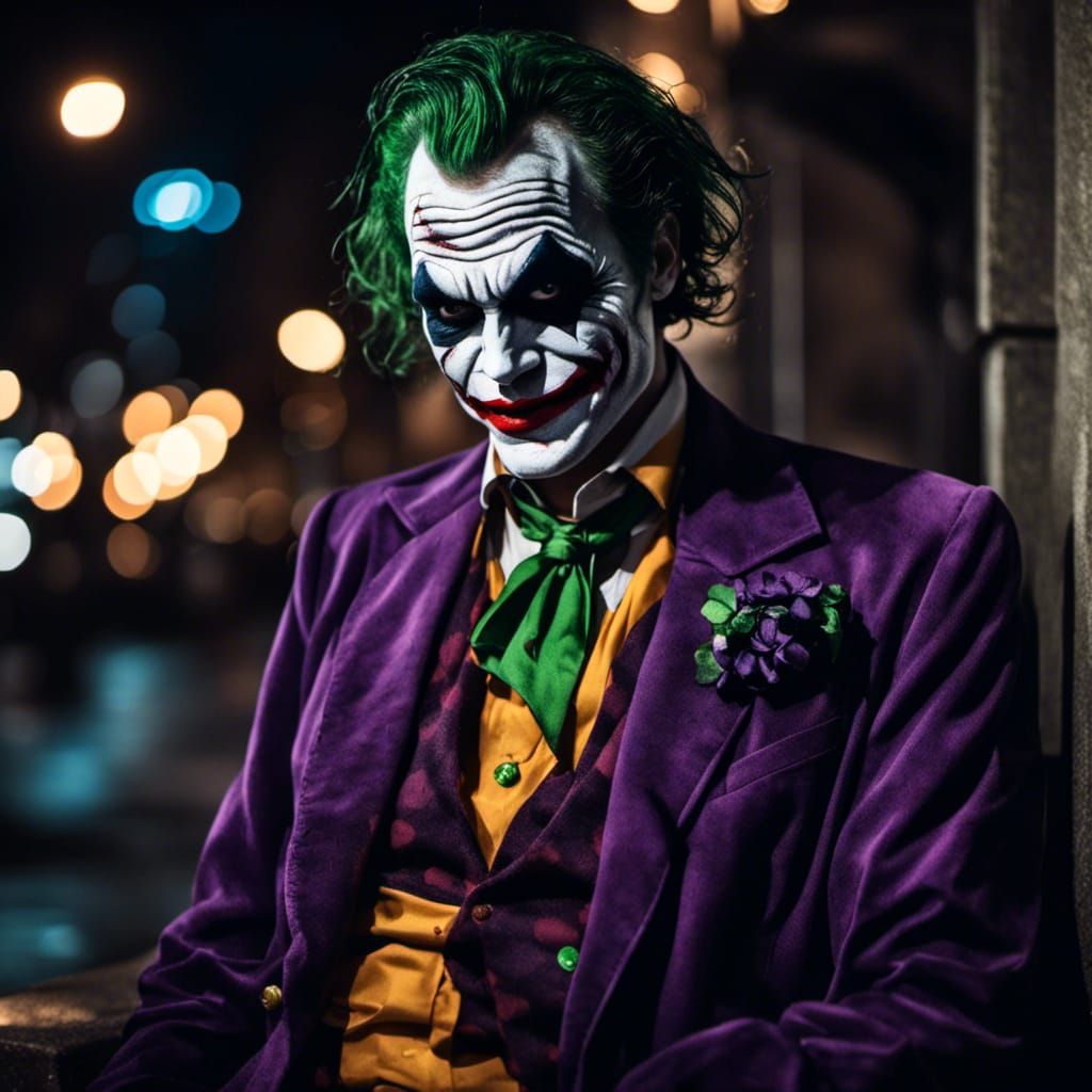 Modern Joker in Classic 1960s Costume