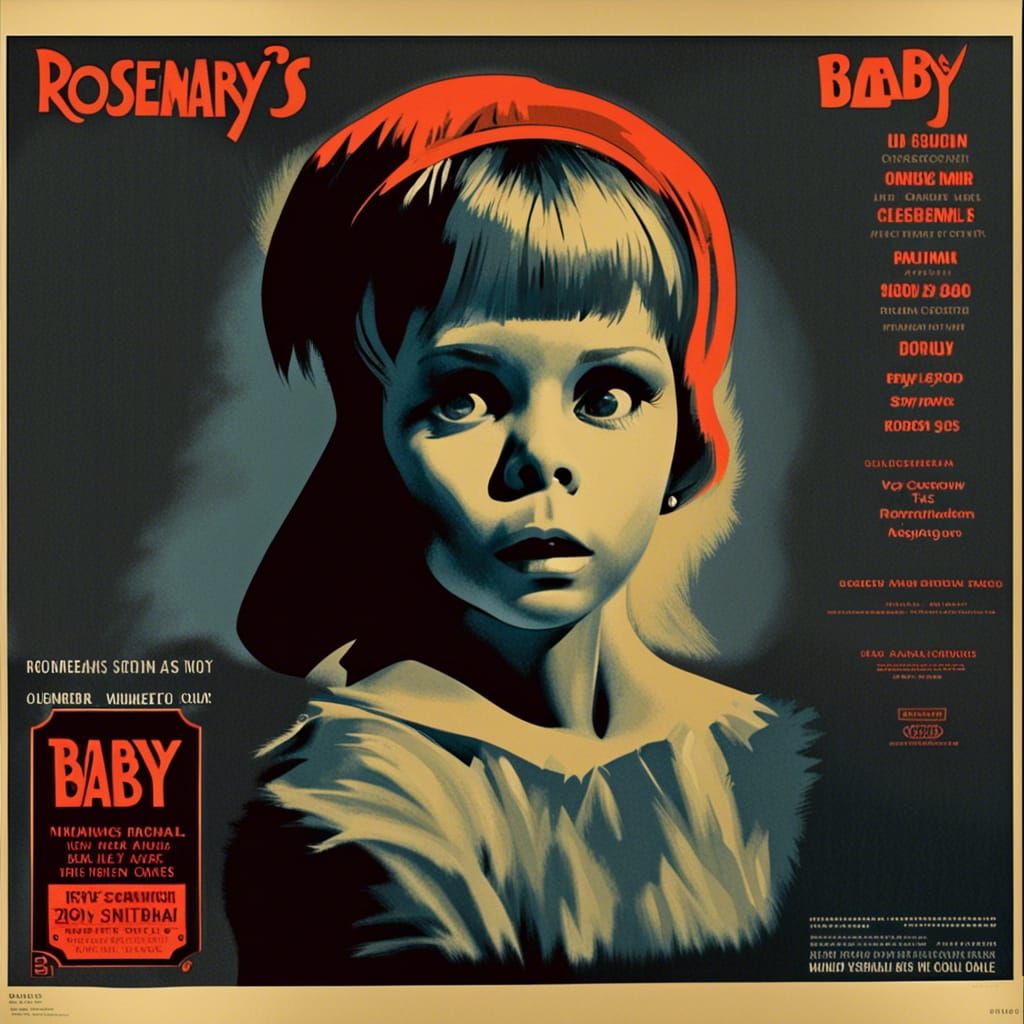 Vintage Horror Movie Poster in 1960s Style