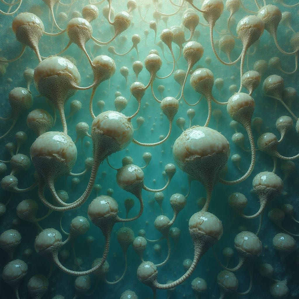 Translucent Alien Skin Texture in Biomechanical Style