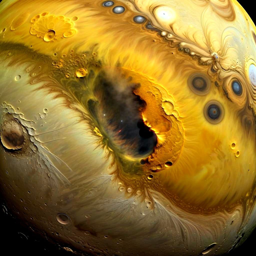 Volcanic Eruptions on Jupiter's Moon Io