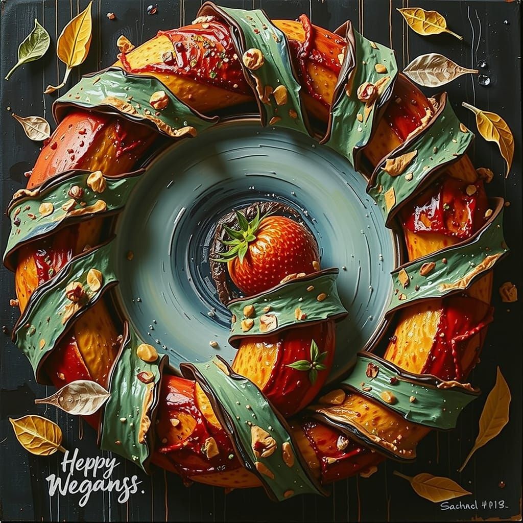 Glorious Hyperrealistic Sculpture with Vivid Colors