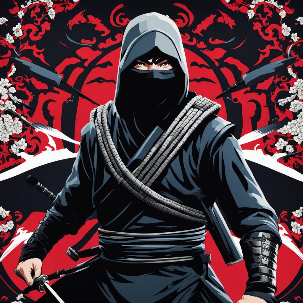 Mysterious Ninja Silhouette