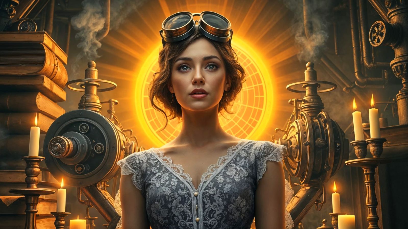 A Blaze of Light in Steampunk Splendor