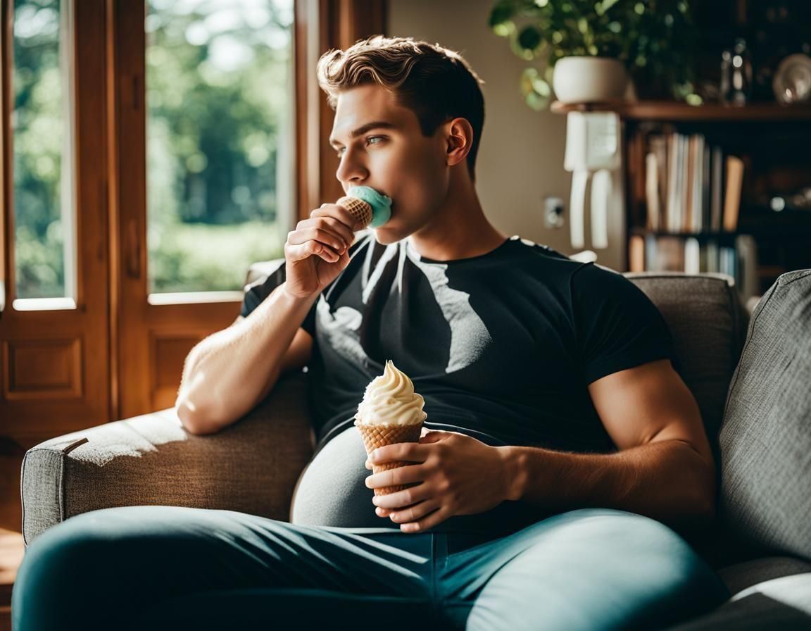 Craving ice cream (Mpreg)