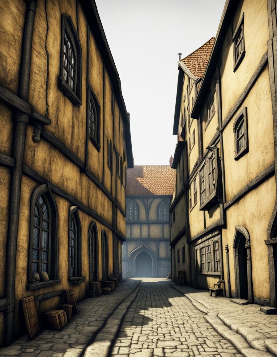 Nilfgaard: A Medieval Cityscape