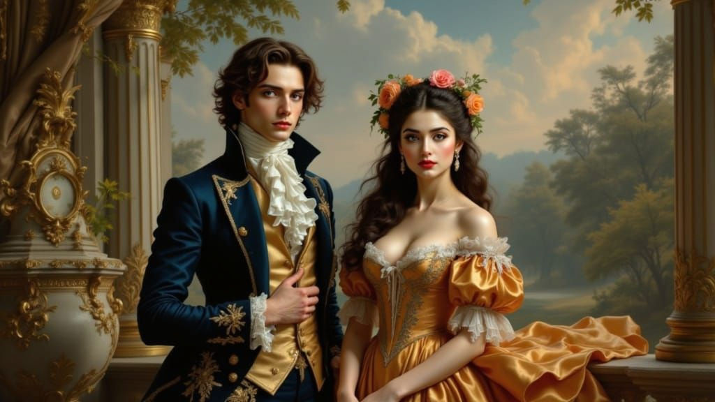 Lace and Longing in Rococo American Gothic Elegance