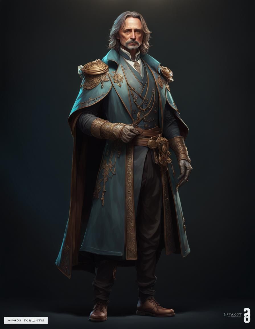 Robert Carlyle as Kanto: Hyperdetailed Art Portrait