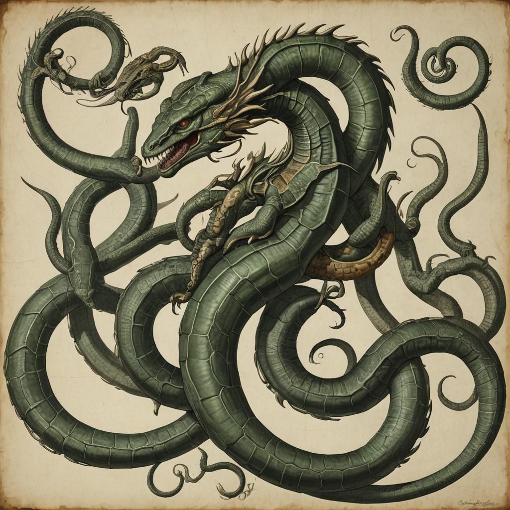 Ophiotaurus: Mythical Bull-Serpent Creature