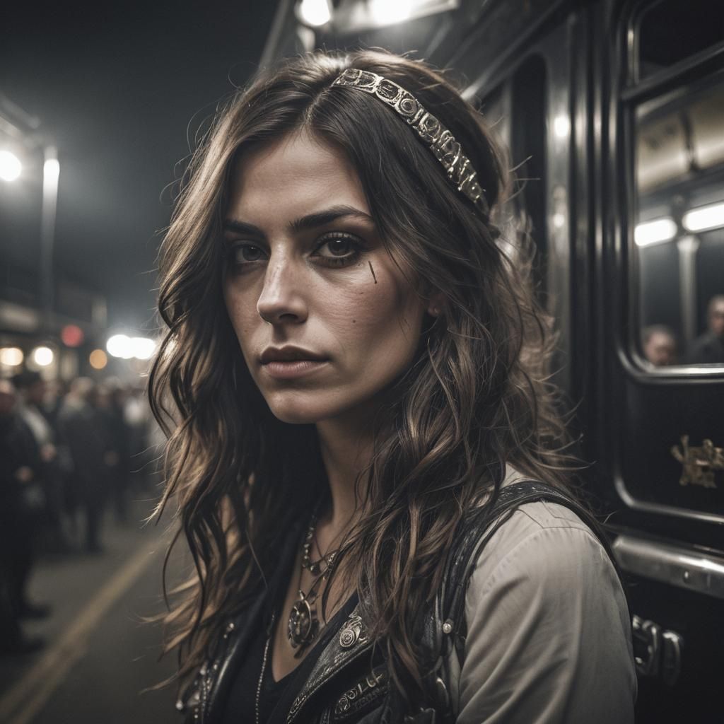 Lauren Zitelli Band Locomotive Portrait