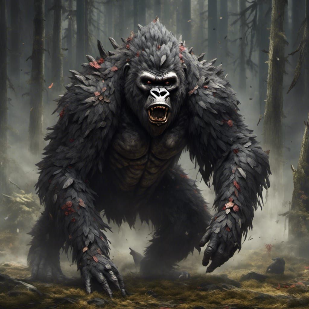 gorilla-wolf hybrid