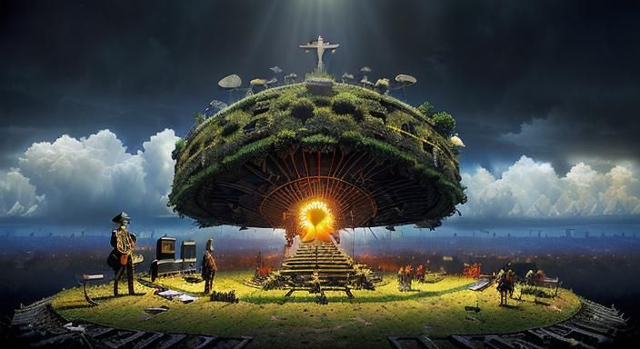 Epic Jamaican Reggae Masterpiece in 3D