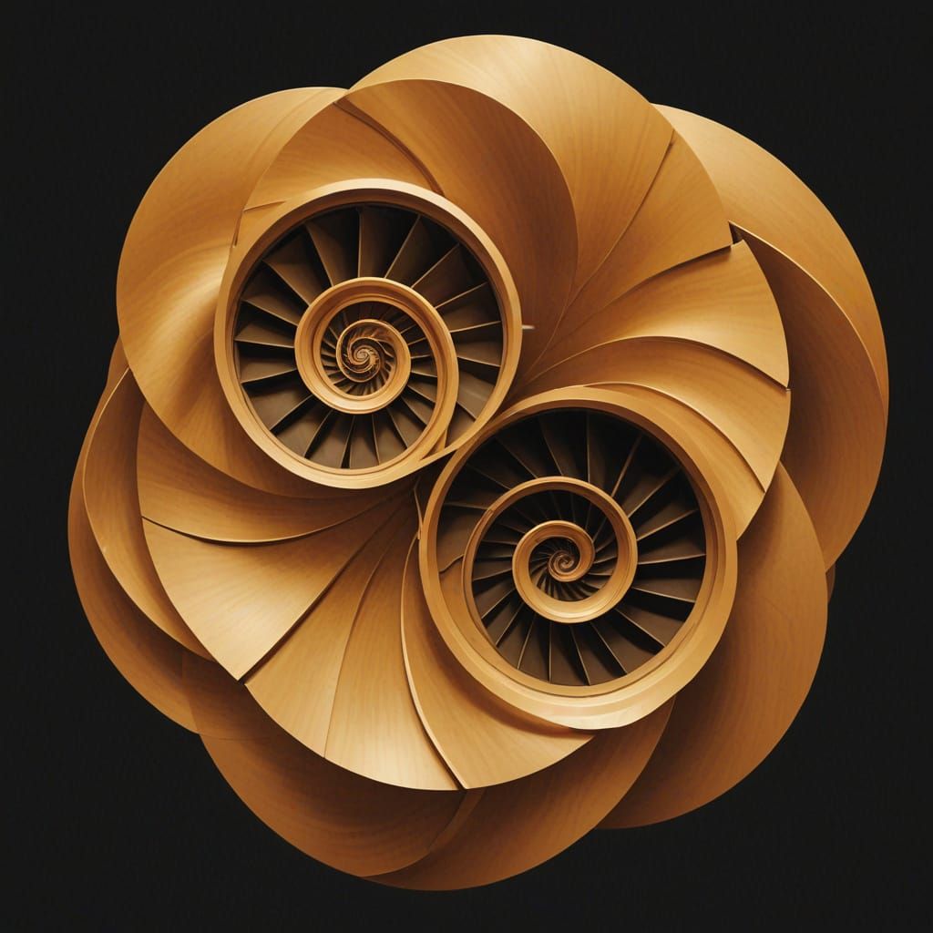 Abstract Spiral Forms in Motion