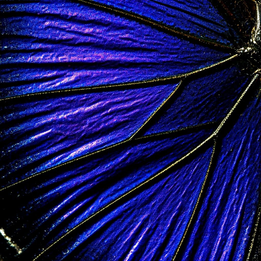 An Akuma Butterfly's Wing, Up Close and Personal