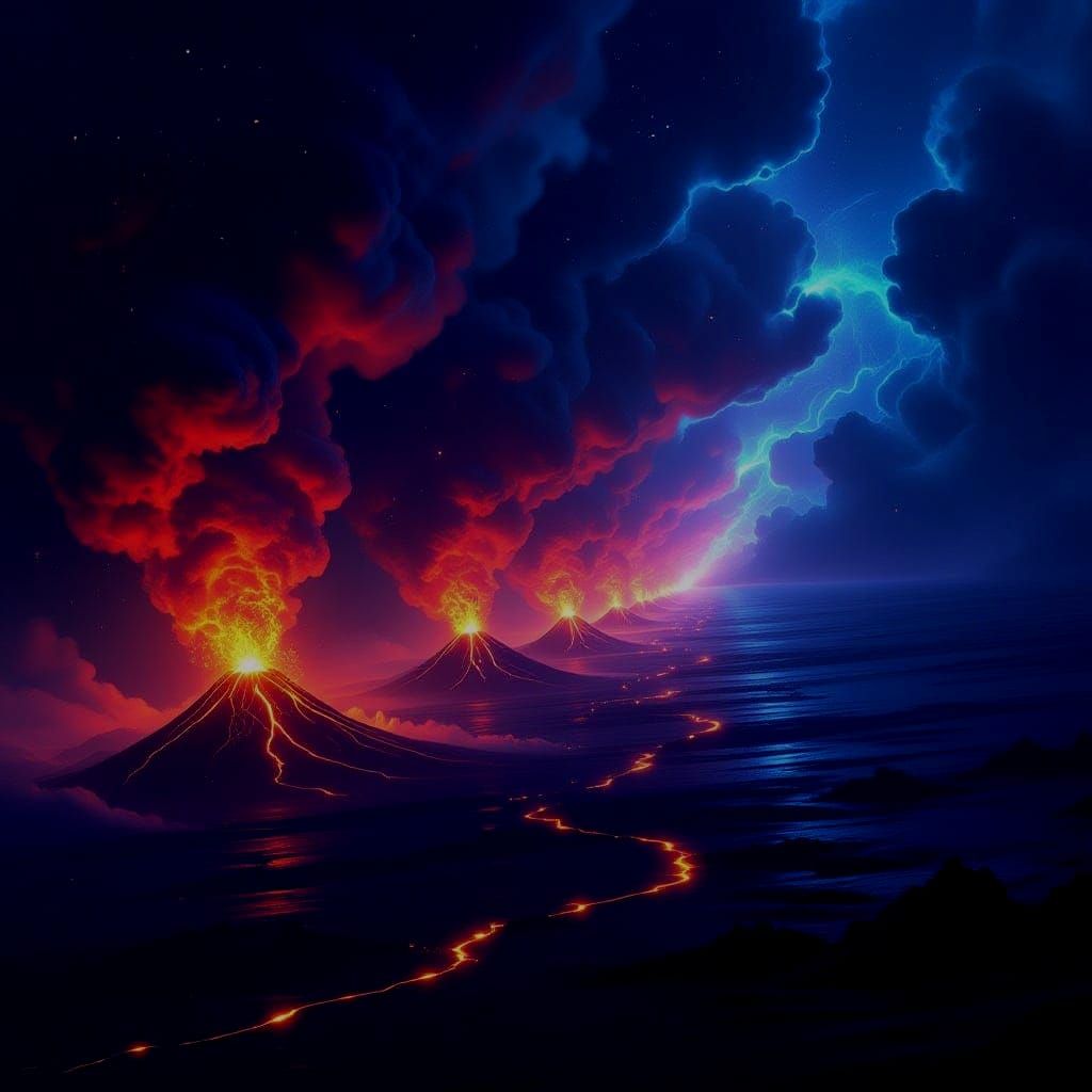 Volcanoes Disappear into Event Horizon With Molecular Networ...