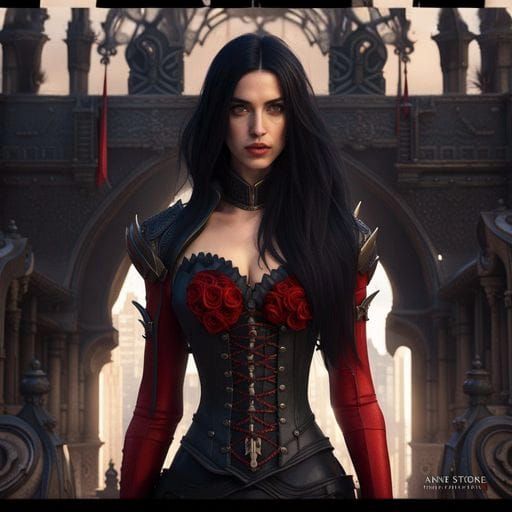 Ana de Armas as Fairytale Warrior, Digital Art