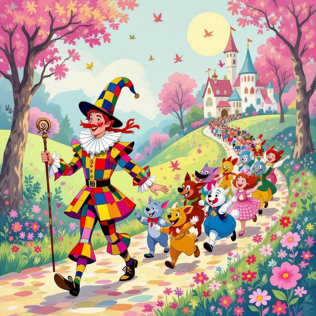 Pied Piper's Candy-Colored Dreamscape Parade