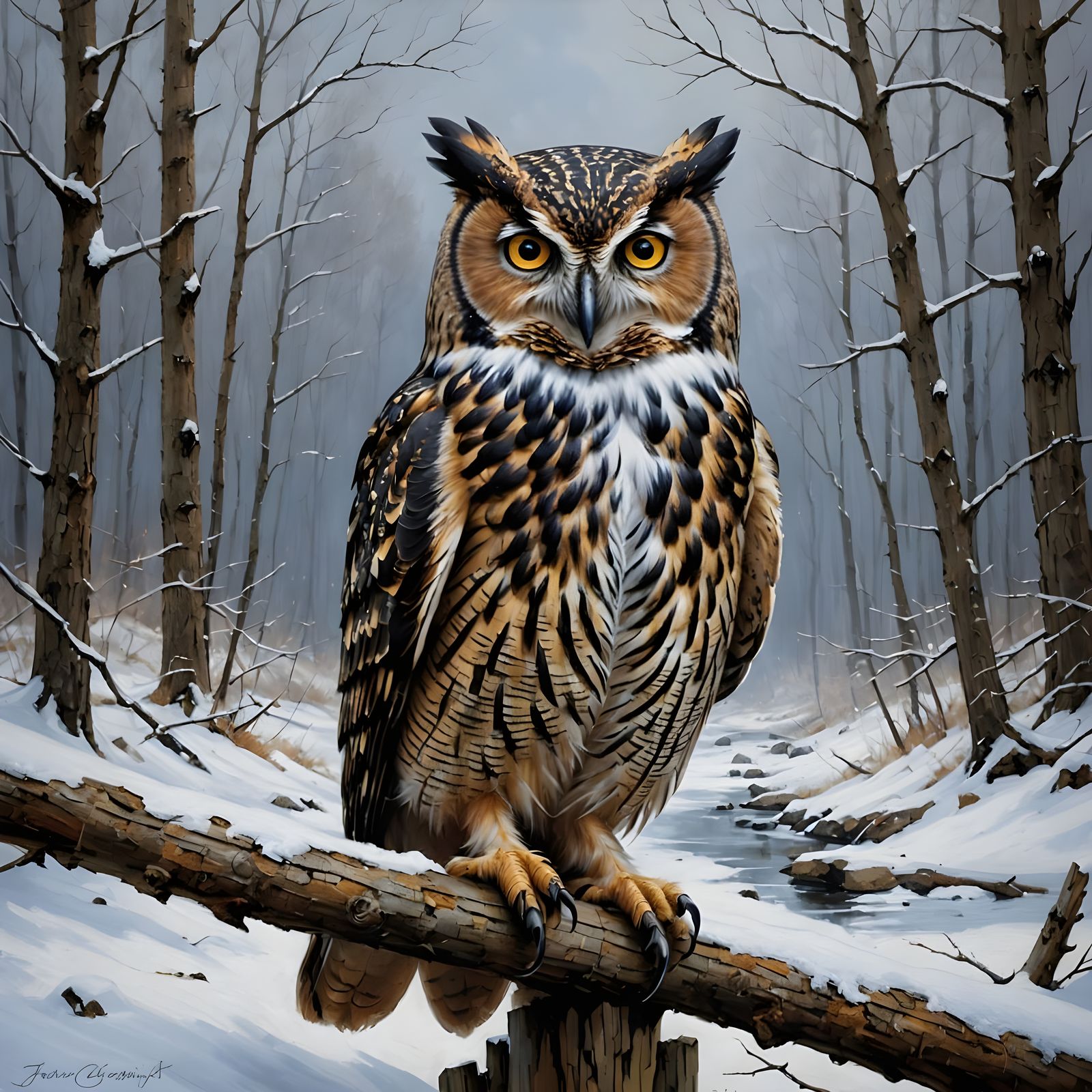 winter owl