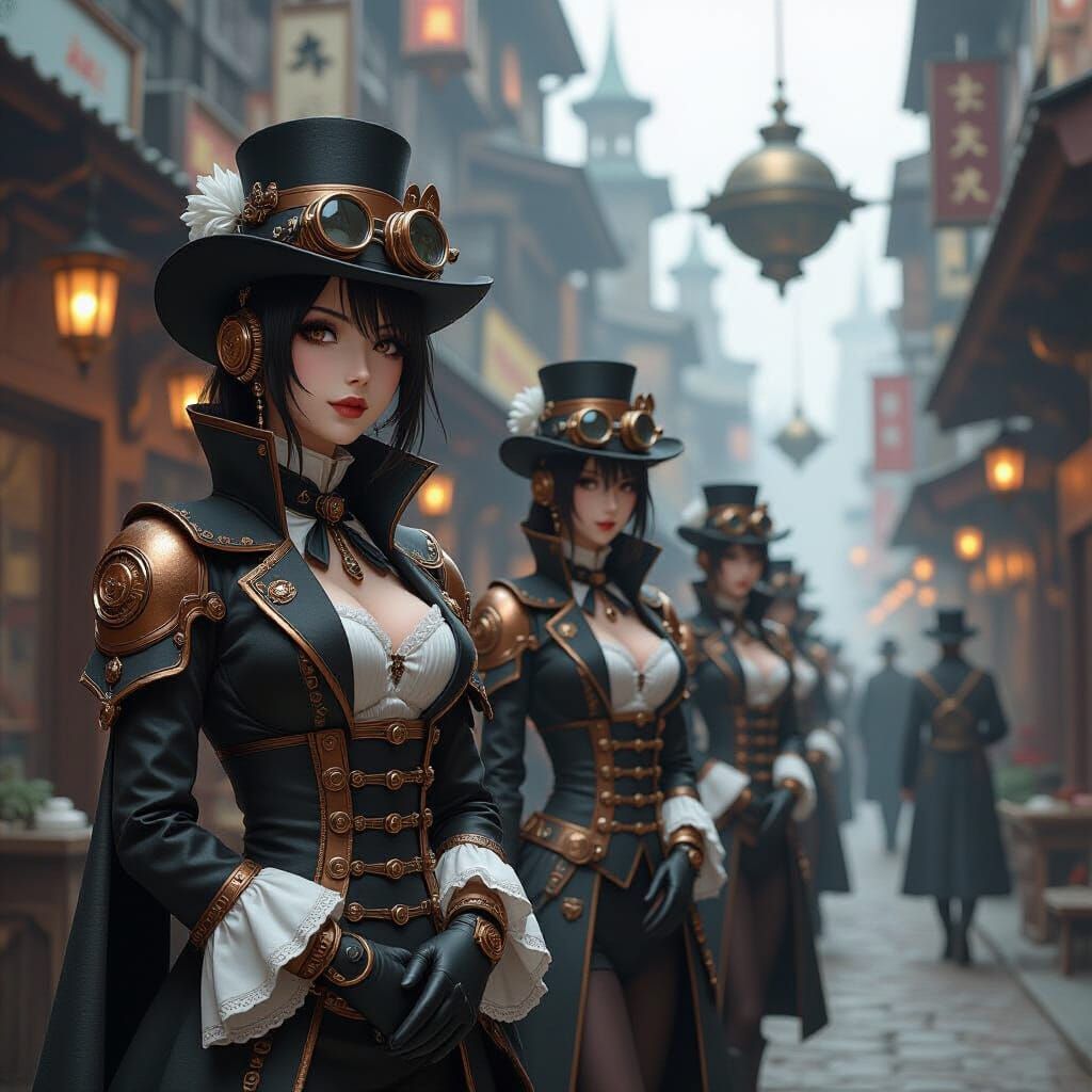 Steampunk Metropolis: Victorian Gears and Goggles