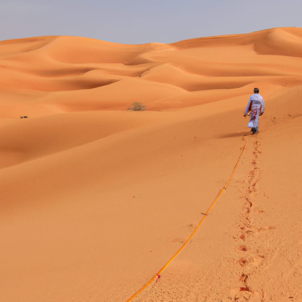 String Quartet Strolls Desert Dunescape