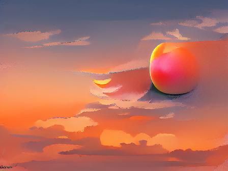 Peaceful Peach Sunset