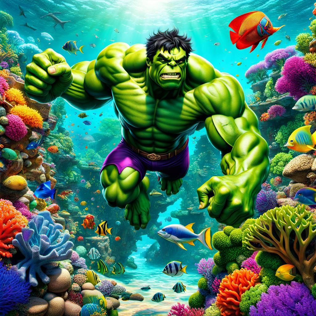 Smashing underwater life