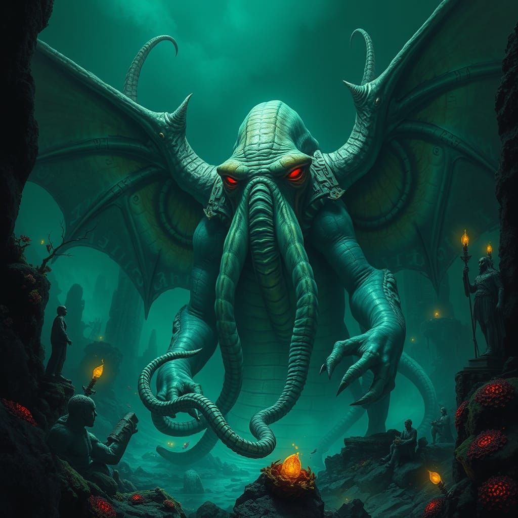 Ancient Cthulhu Awakens in Sunken City