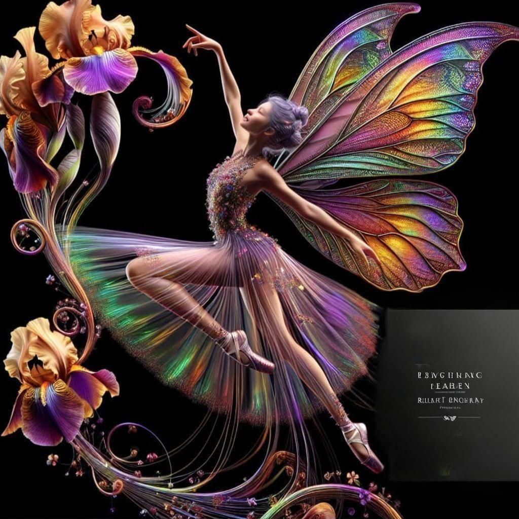 Enchanting Iris Fairy in Photorealistic Style