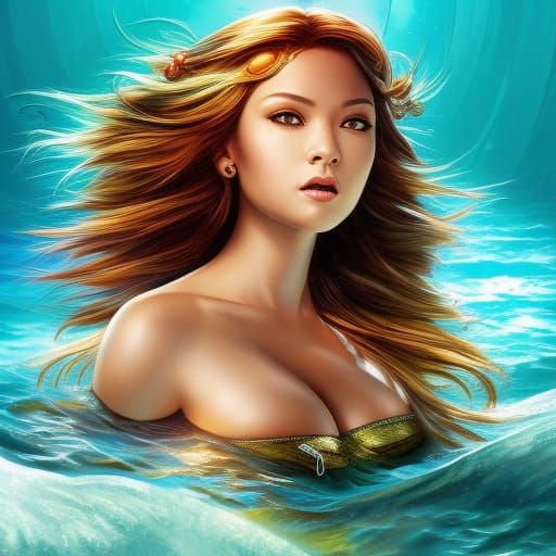 Asian mermaid