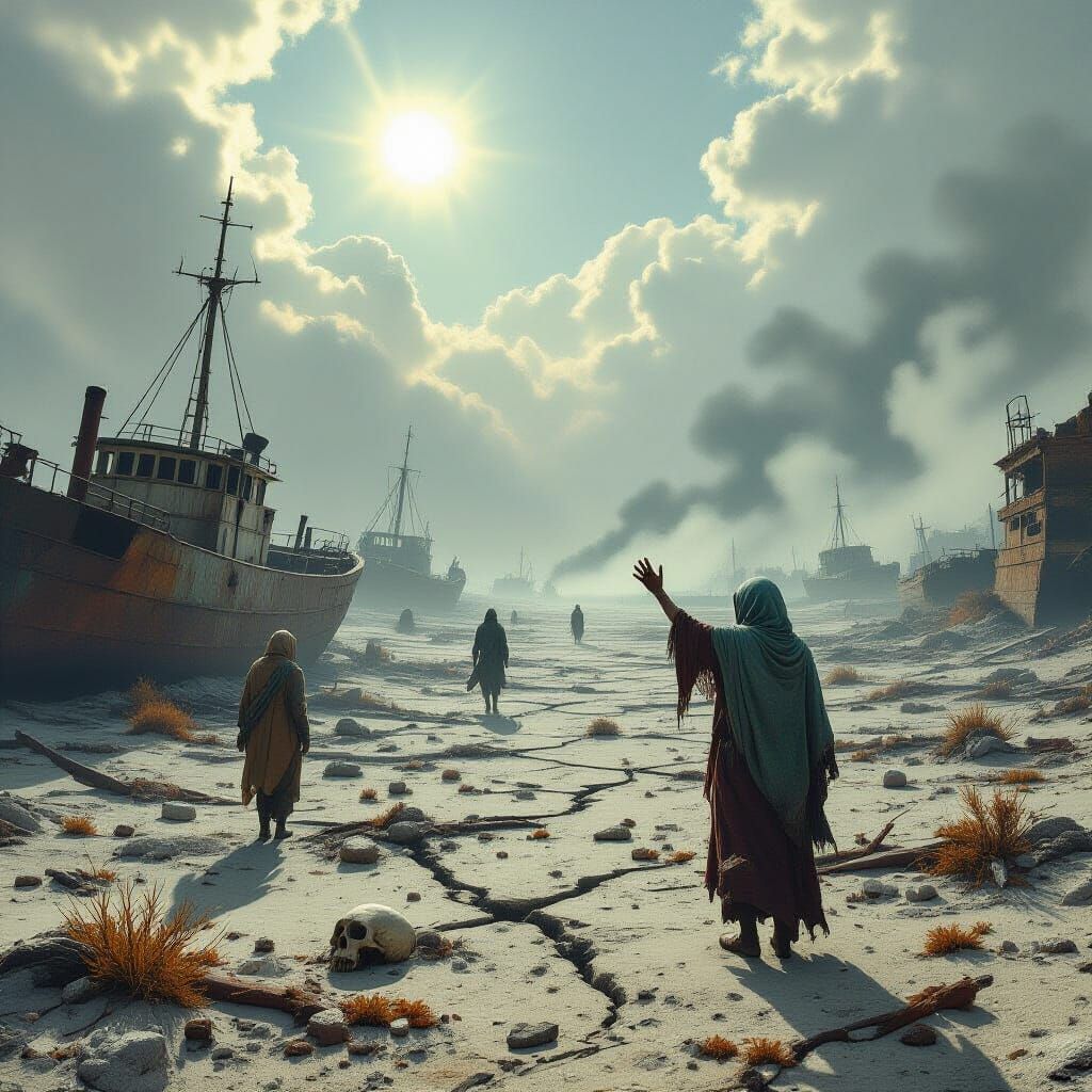 Dystopian Seabed: A Hyperrealistic Vision of Environmental C...