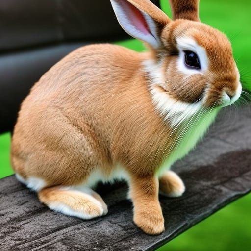 Cute Bunny Generated by AI