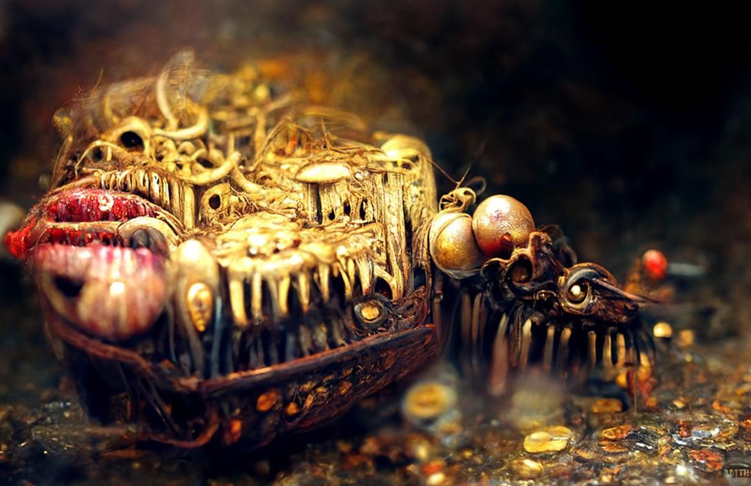 Treasure Chest Monster by Keith Thompson