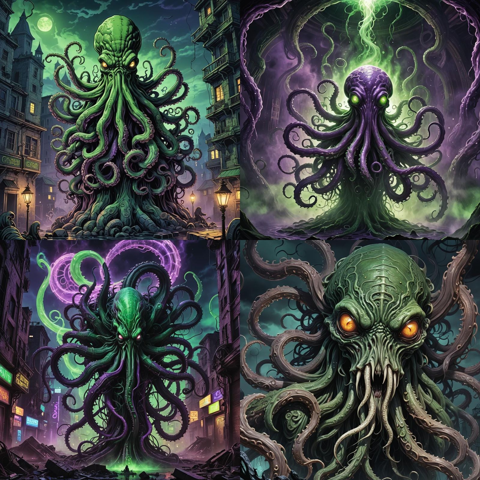 Eldritch Horror in Manga Anime Style