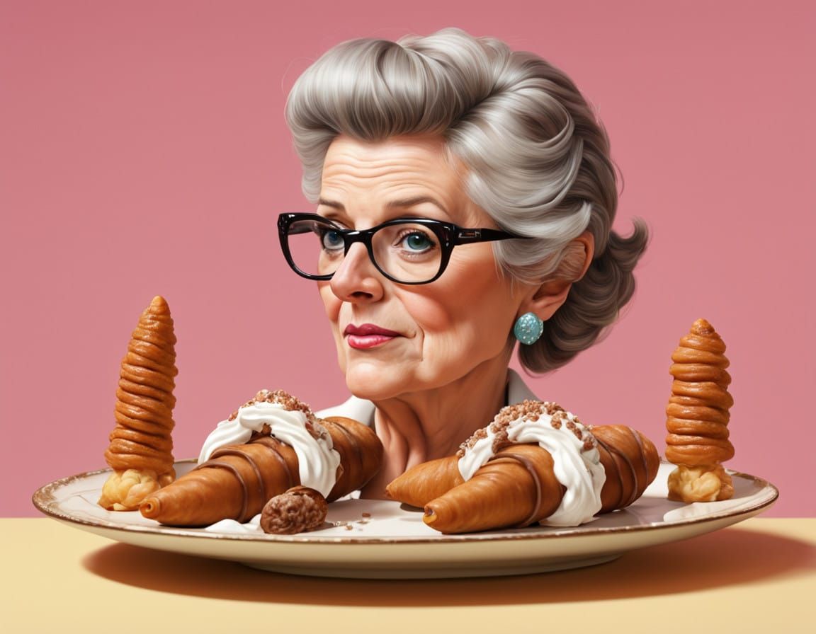 Tiny Celebrity Chef in Sweet Surreal Scene