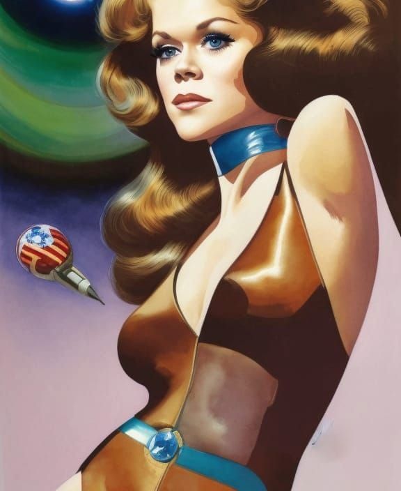 Saturday's Space Babe Barbarella Evolved