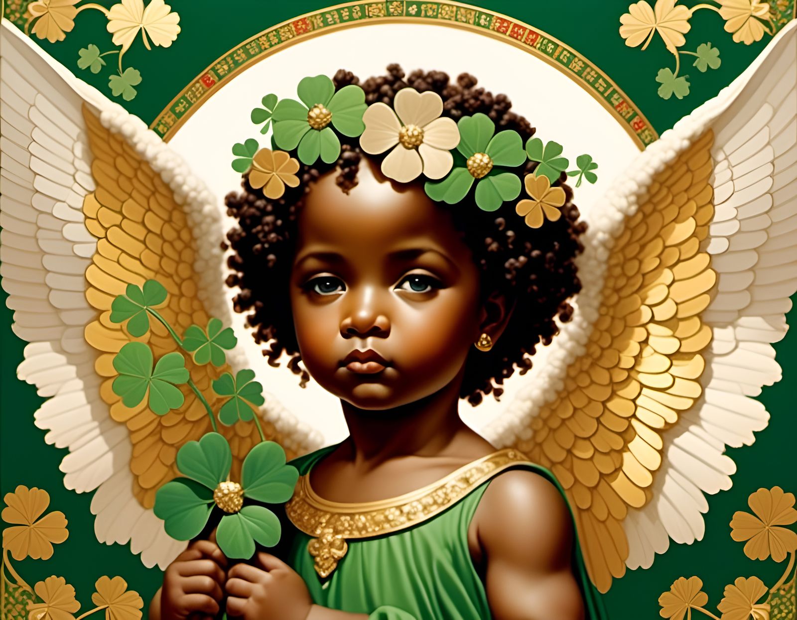 Shamrock Cherub