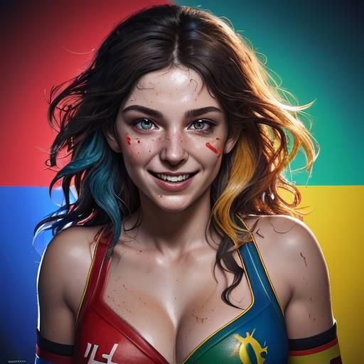 Peaceful Revolution: Smiles and Flags in Hyperrealism