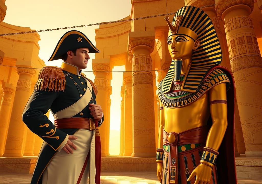 Napoleon Meets Osiris at Luxor Temple
