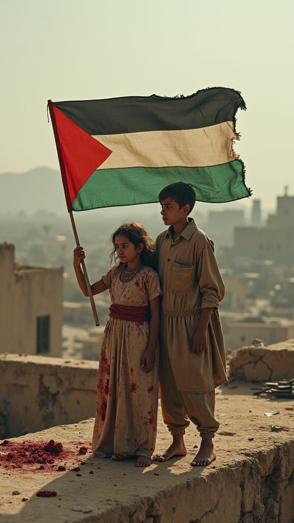 Desperate Plea: Children in War-Torn Palestine