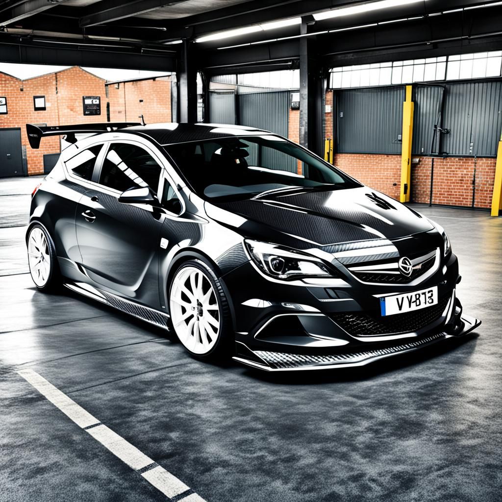 Vauxhall Astra VXR with Carbon Fiber Kit