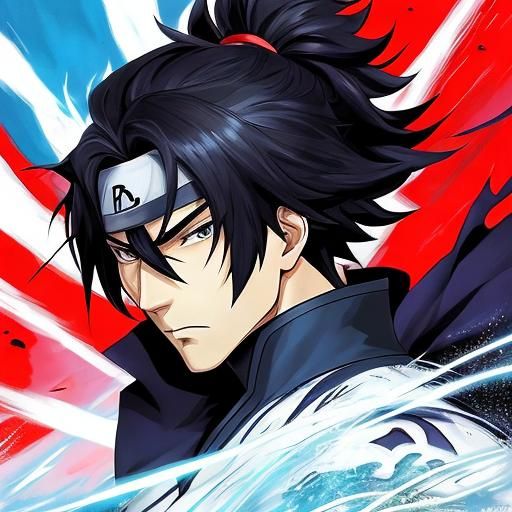 Anime Ninja Brothers in Cel-Shaded Style