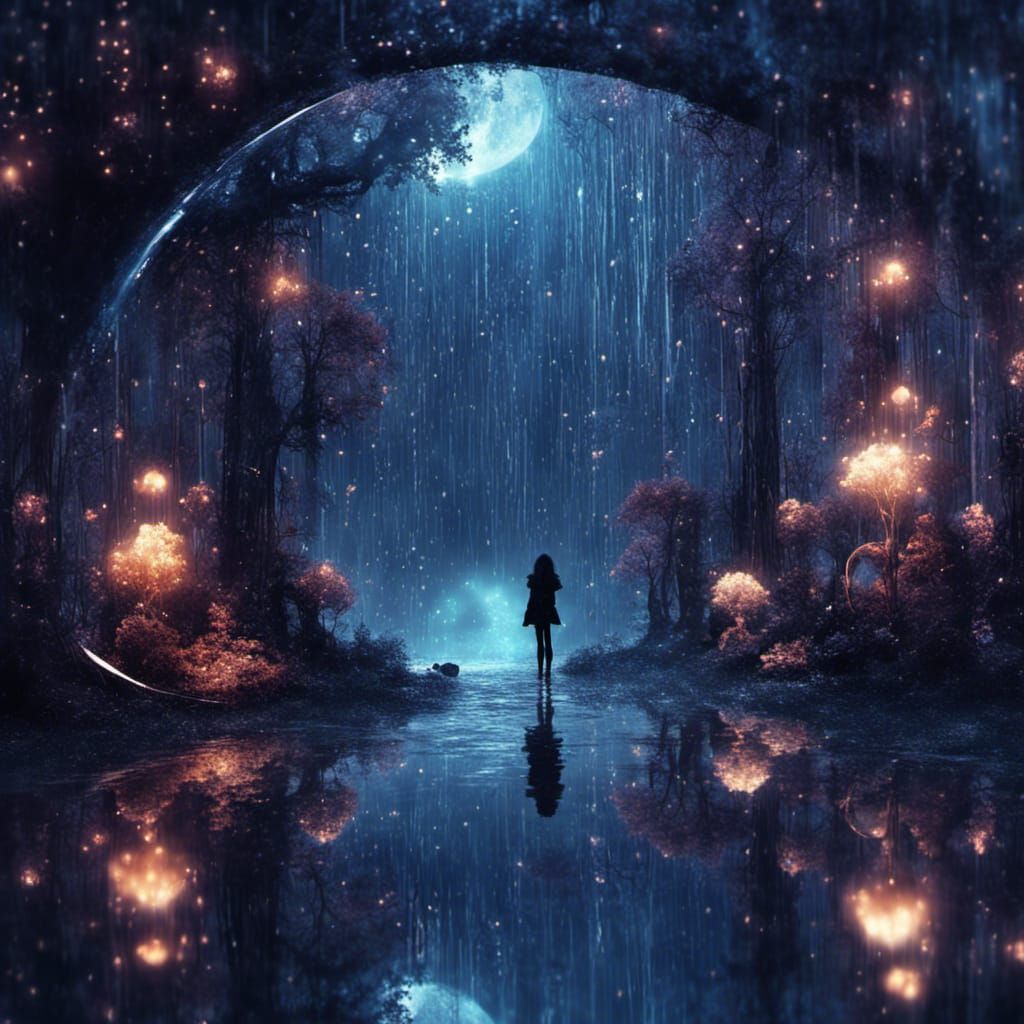 Sparkly Midnight Fantasy World Creation