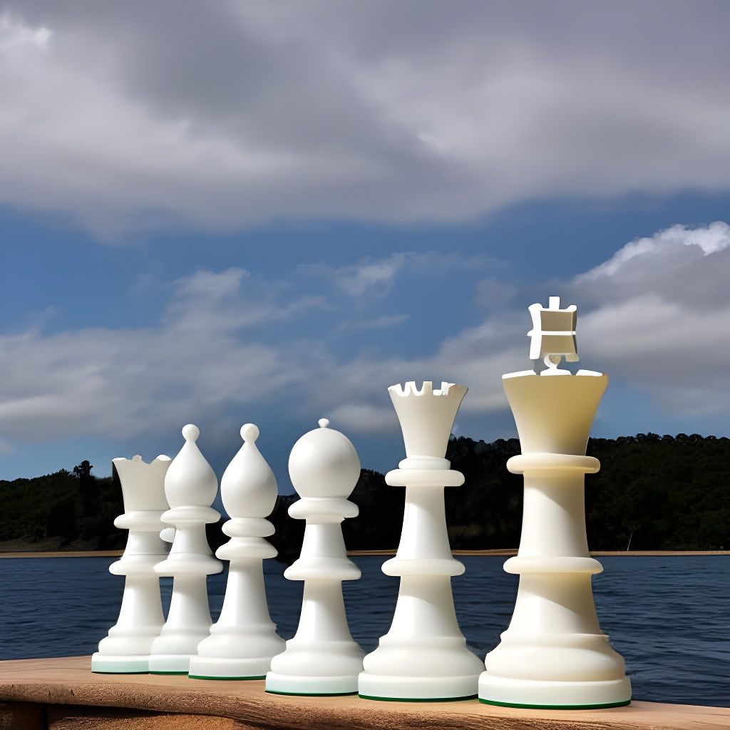 Chess Piece Ship in White SVG Format