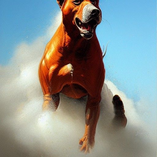 Mr. Beast Portrait in Oil Paint Style