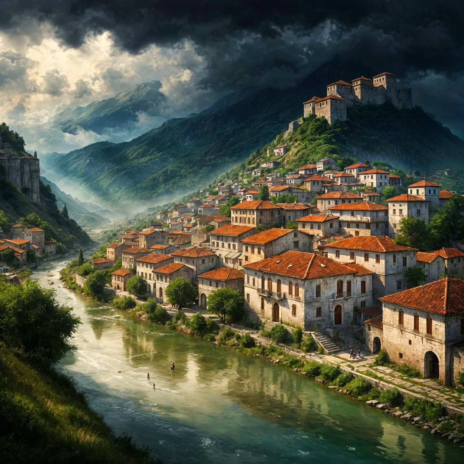 Rain Over a Thousand Windows