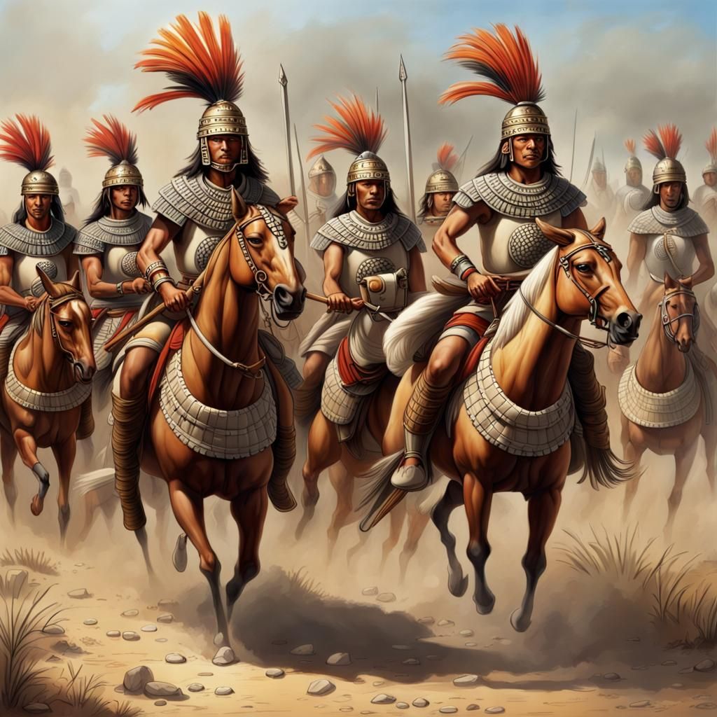 Aztec Elite Light Cavalry in the Gunpowder Age