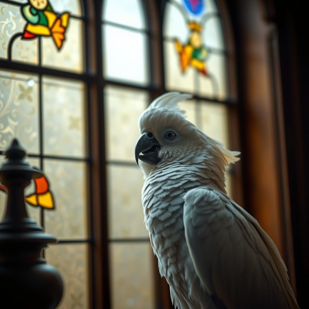 Cockatoo Serenade by Stained Glass