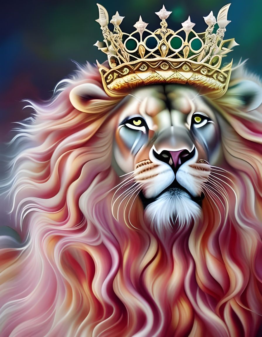 His majesty Leonard the 9th 🦁👑