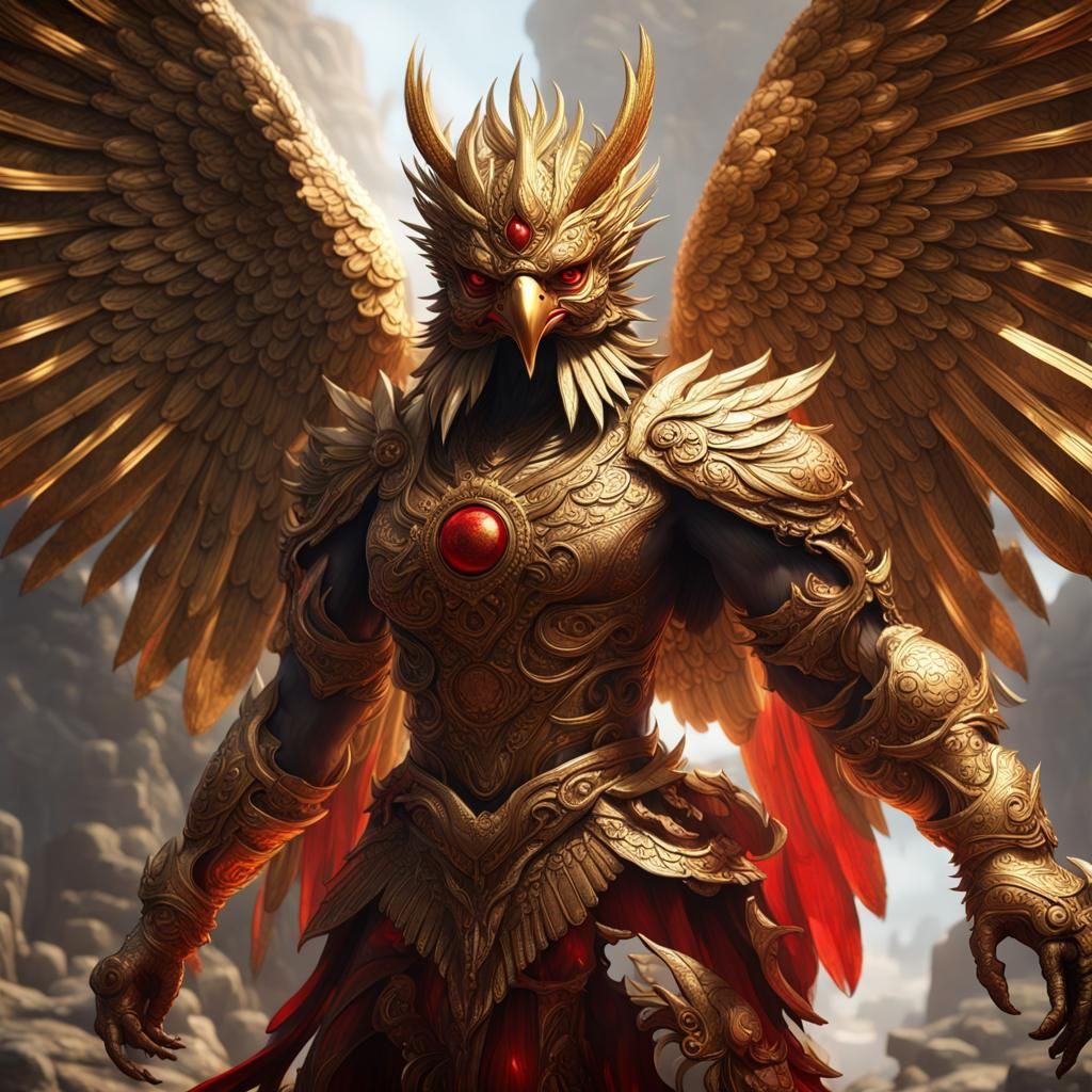 Garuda: Dark Fantasy Concept Art in 8K