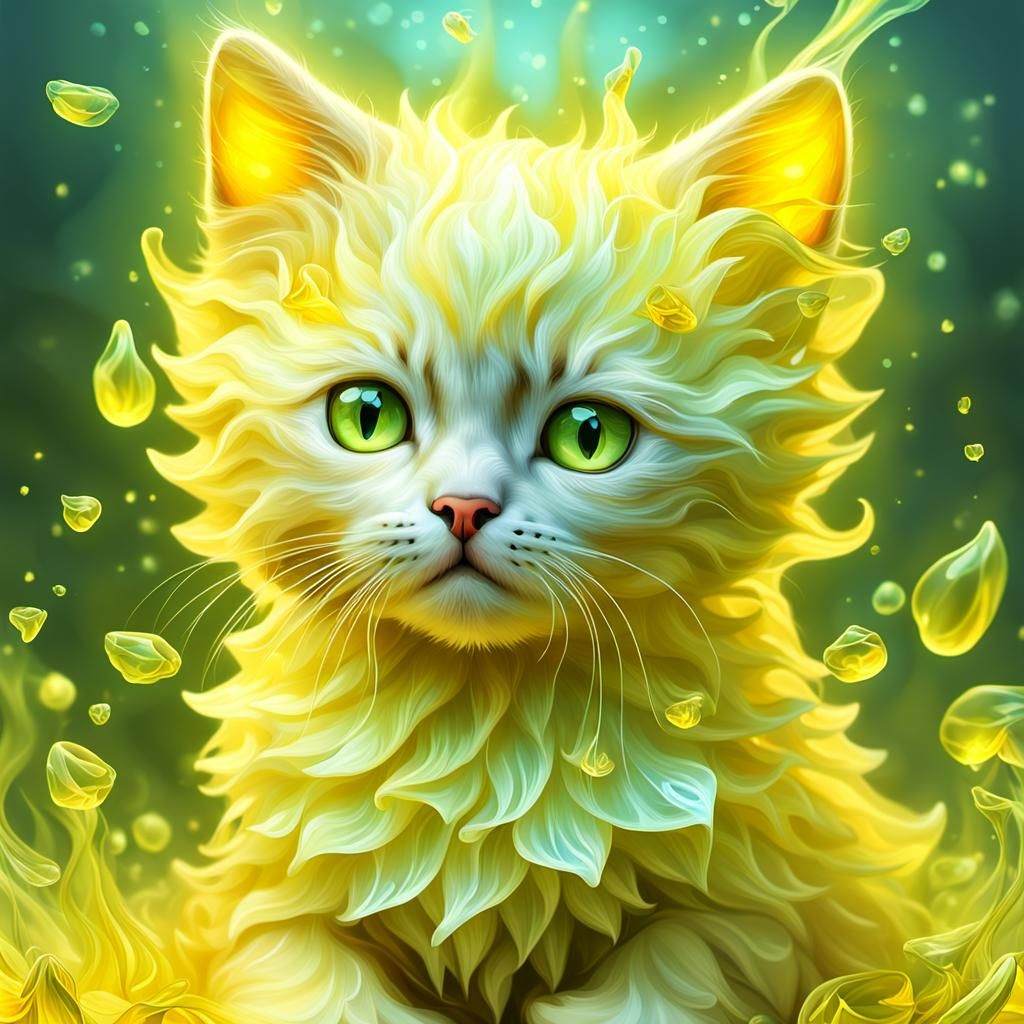 Yellow kitten